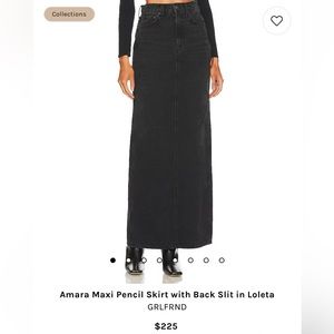 GRLFRND Amara maxi pencil skirt in Loleta